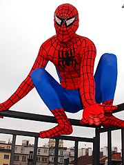 Raw: Spiderman Rescues Dick-Lovin� Twink With A Thick Serving Of Hard Raw Cock!