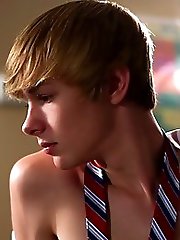 Hot new model Scotty Clarke poses for his first Helix photoshoot.